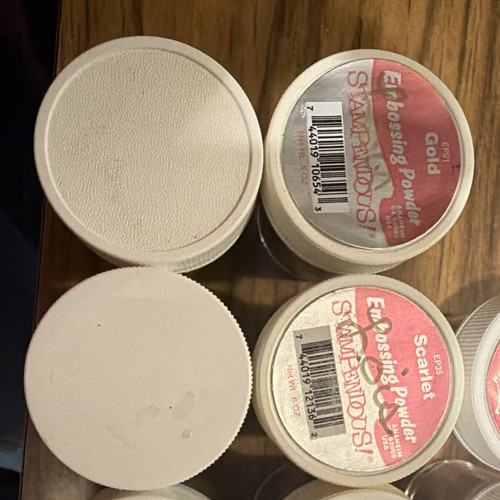 Misc embossing powder - misc, lot